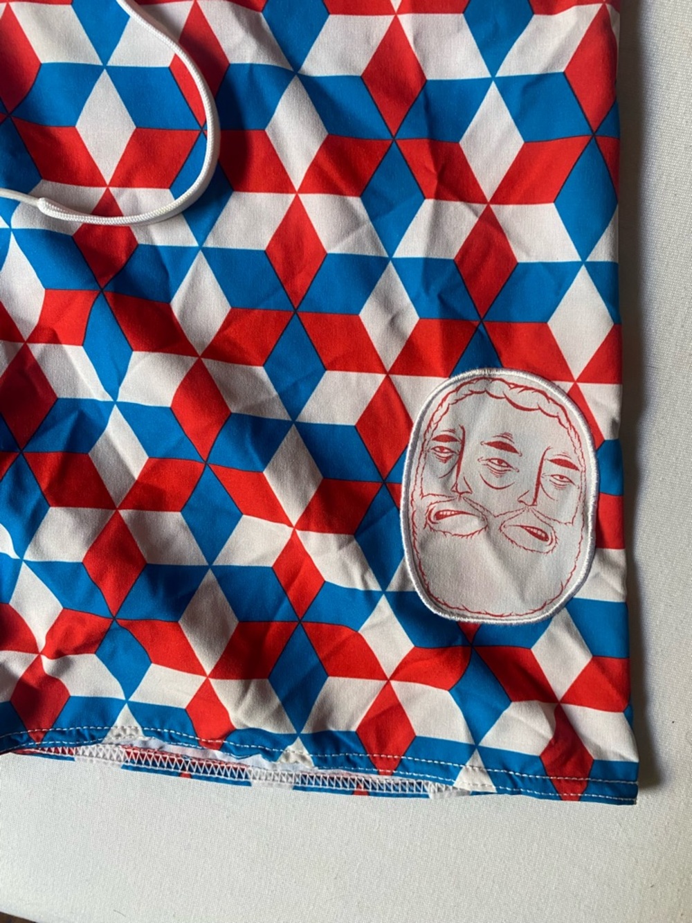 RVCA BARRY MCGEE geometric rare BOARDSHORTS size 32 - Picture 2 of 6